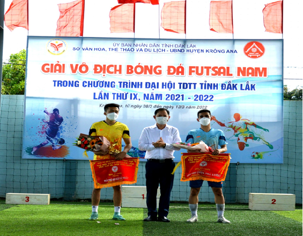 Giải bóng đá Futsal nam trong chương trình Đại hội TDTT tỉnh Đắk Lắk lần thứ IX năm 2021-2022